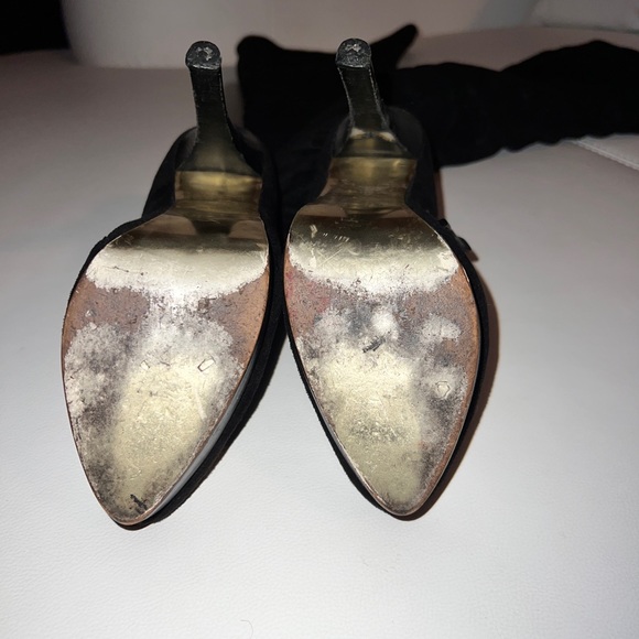 Suede thigh high boots - Picture 5 of 6